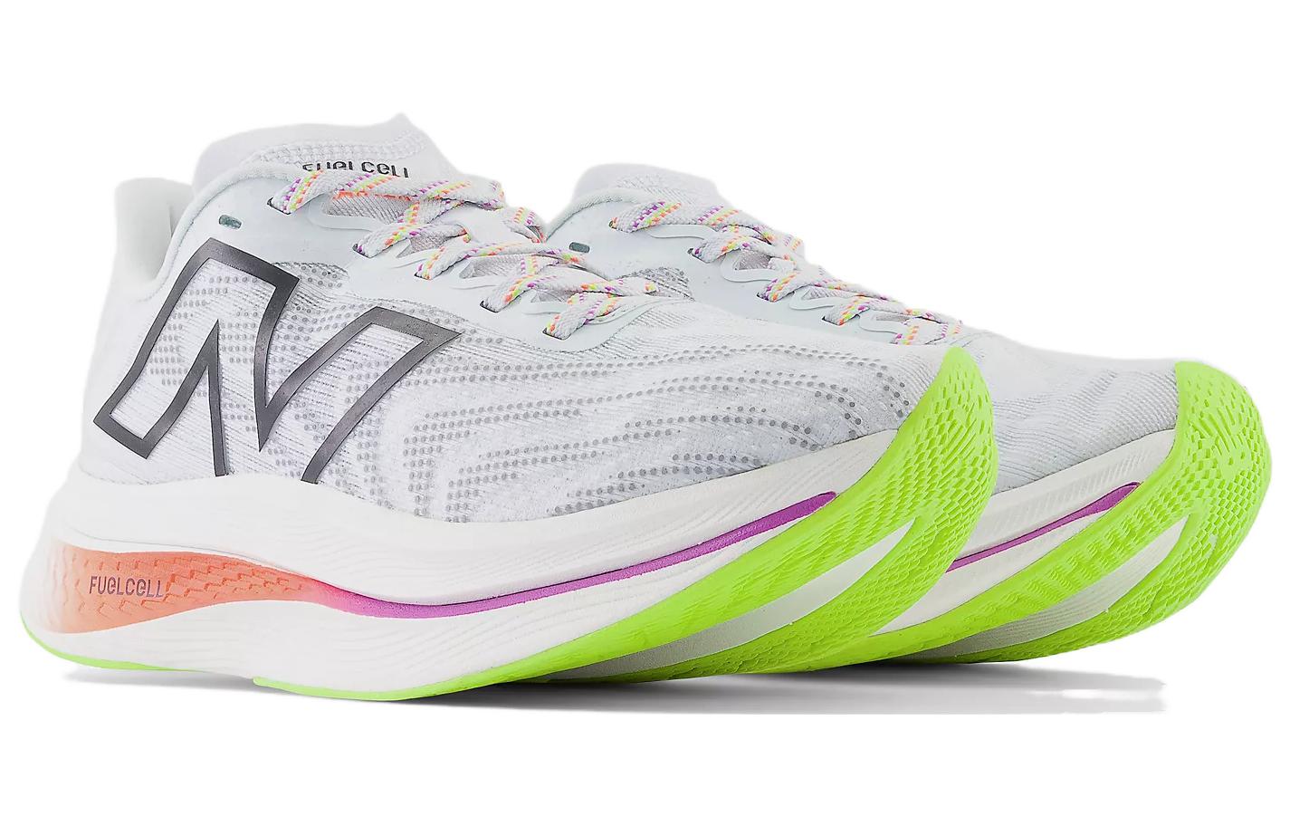 (WMNS) New Balance FuelCell SuperComp Trainer v2 'Ice Blue Neon Dragonfly' WRCXLK3