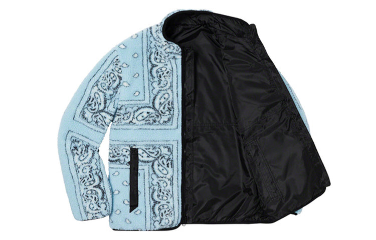 Supreme FW19 Week 3 Reversible Bandana Fleece Jacket SUP-FW19-343