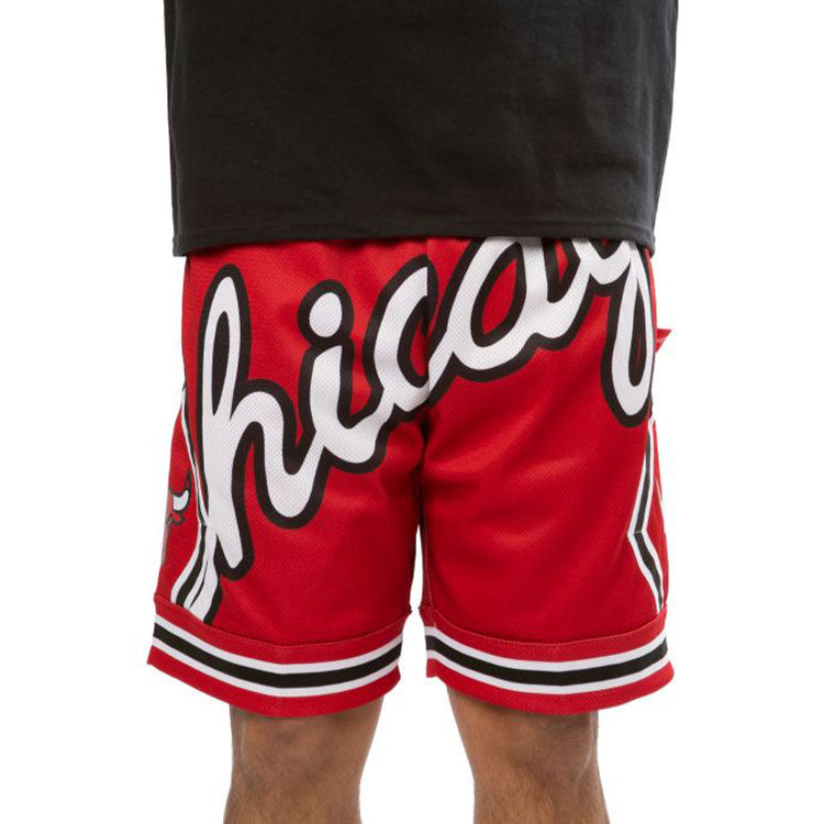Mitchell & Ness x NBA Big Face 2.0 Shorts 'Chicago Bulls' SHORBW19147-CBURED1
