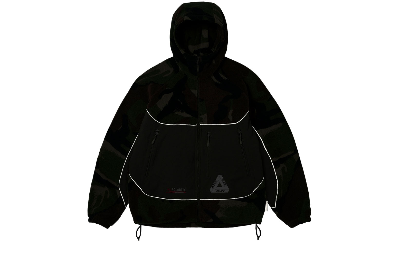 Palace Polartec 3M Hooded Jacket 'Woodland Camo' P25JK069