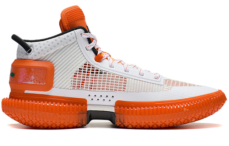 Li-Ning BadFive 3 Ultra Mid 'White Orange' ABFS011-9