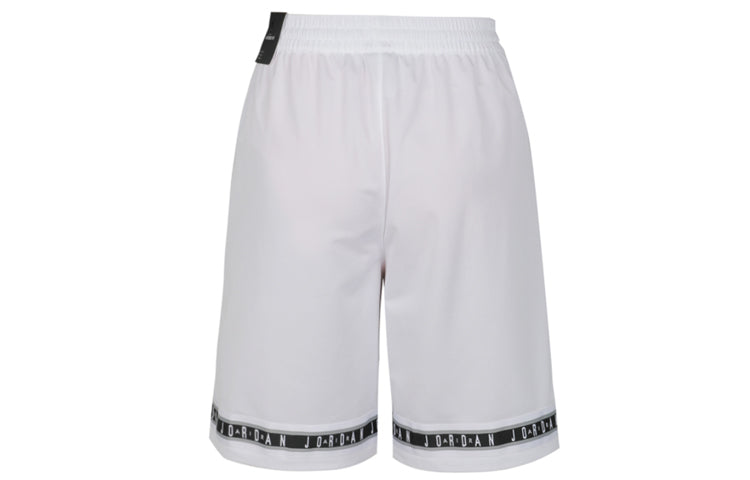 Air Jordan Alphabet Sports Basketball Shorts White AJ1109-100