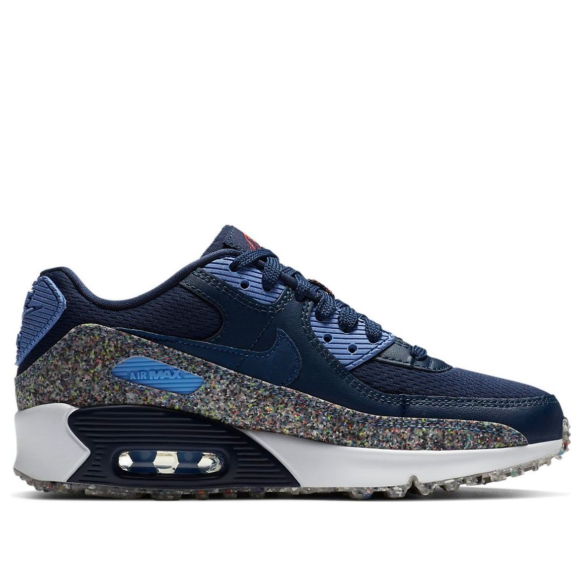 (GS) Nike Air Max 90 SE 'Midnight Navy Speckled' CQ9909-400