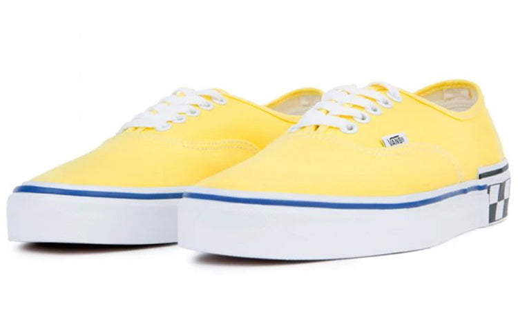 Vans Authentic 'Check Block - Blazing Yellow' VN0A38EMVJS