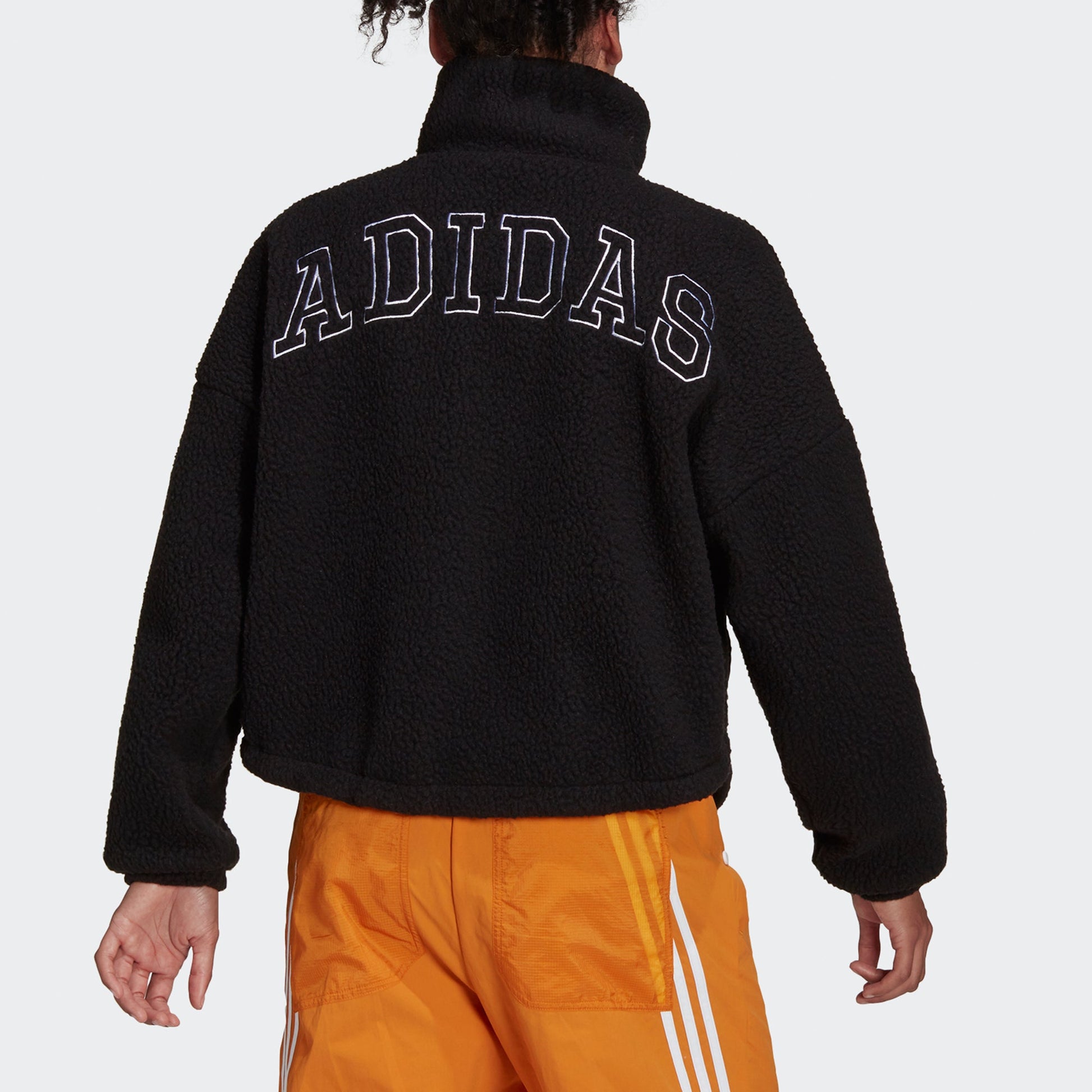 (WMNS) adidas Wip Shp Trcktp Stand Collar Sports Jacket Black GU9671