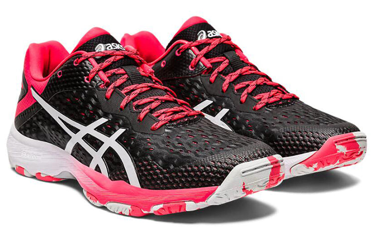 (WMNS) ASICS Netburner Professional FF2 Running Shoes Black/Pink 1072A036-002