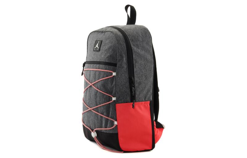 Air Jordan Polyester Backpack 'Greyred' DD3028-091