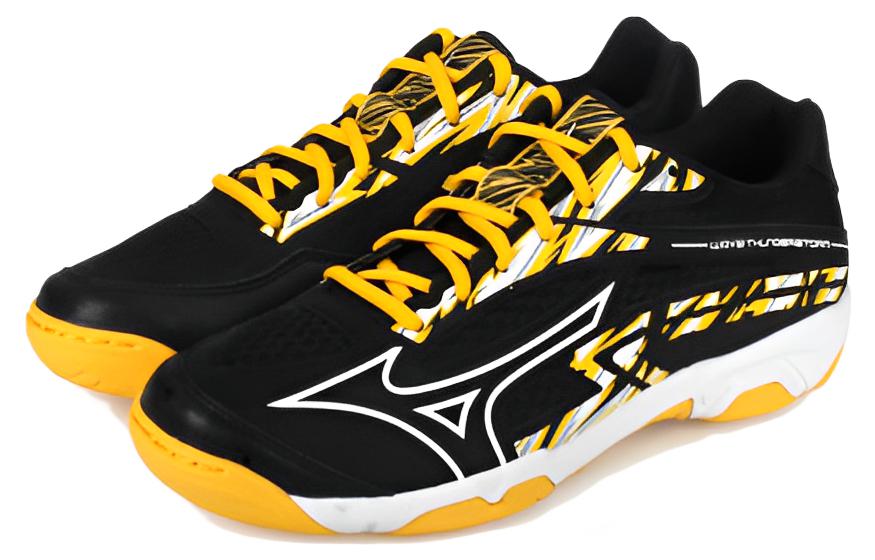 Mizuno Wave Thunderstorm 'Black White Yellow' V1GA222144