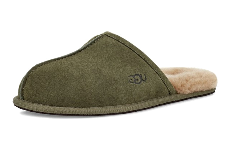 UGG Scuff Slipper Fleece Lined Olive Green 1101111-BTOL