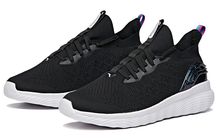 (WMNS) ANTA Training Shoes 'Black White' 122027712-3