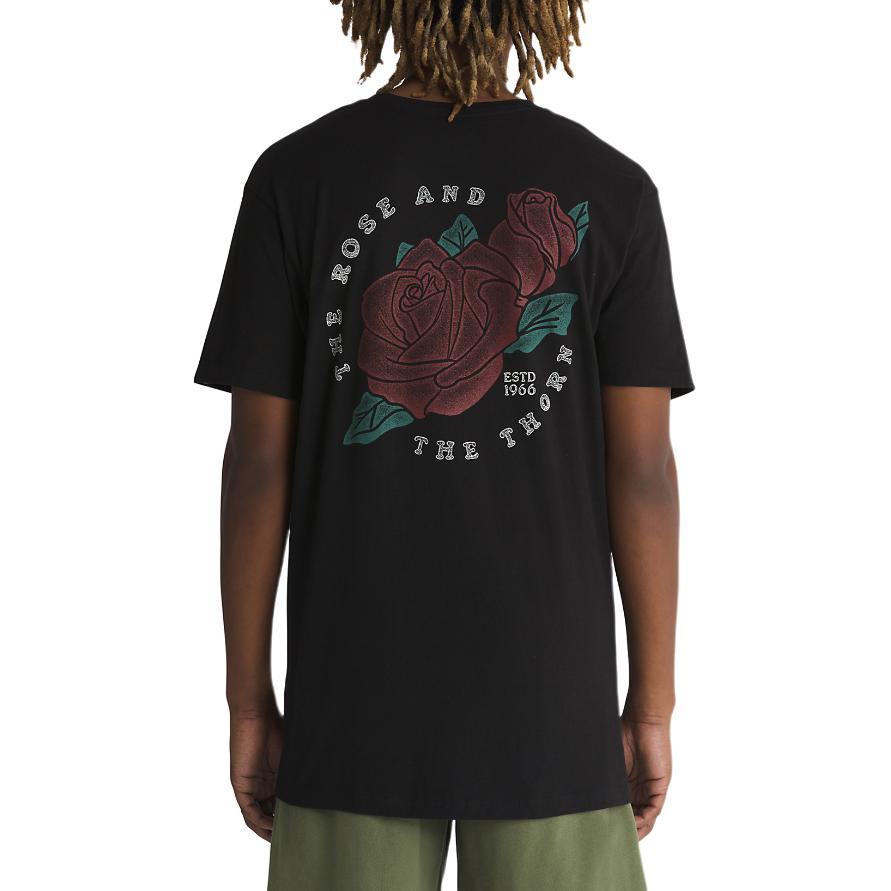 Vans Rosethorn T-Shirt 'Rose' VN000G4ABLK