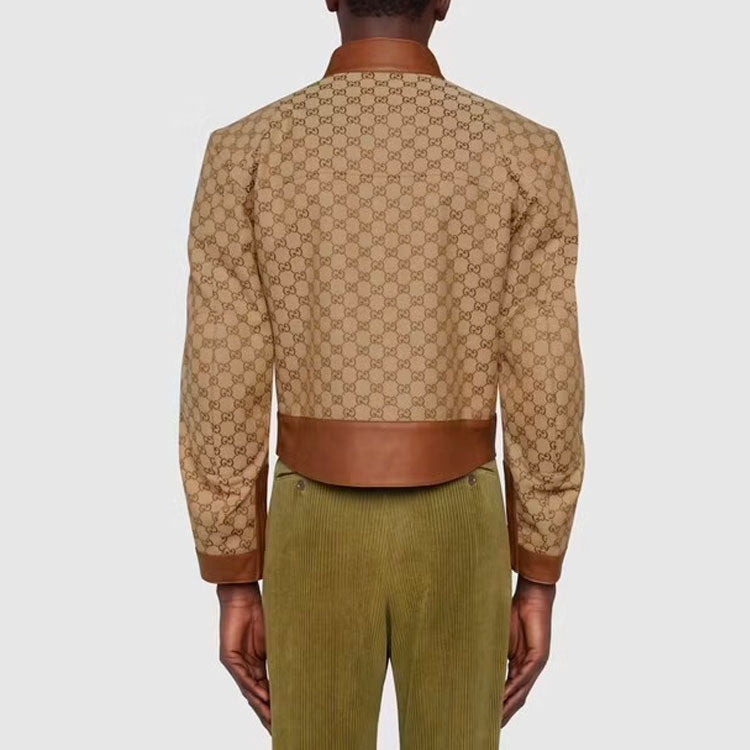 Gucci 100 GG Canvas Jacket 'Beige Ebony' 676489-Z8ATV-2190