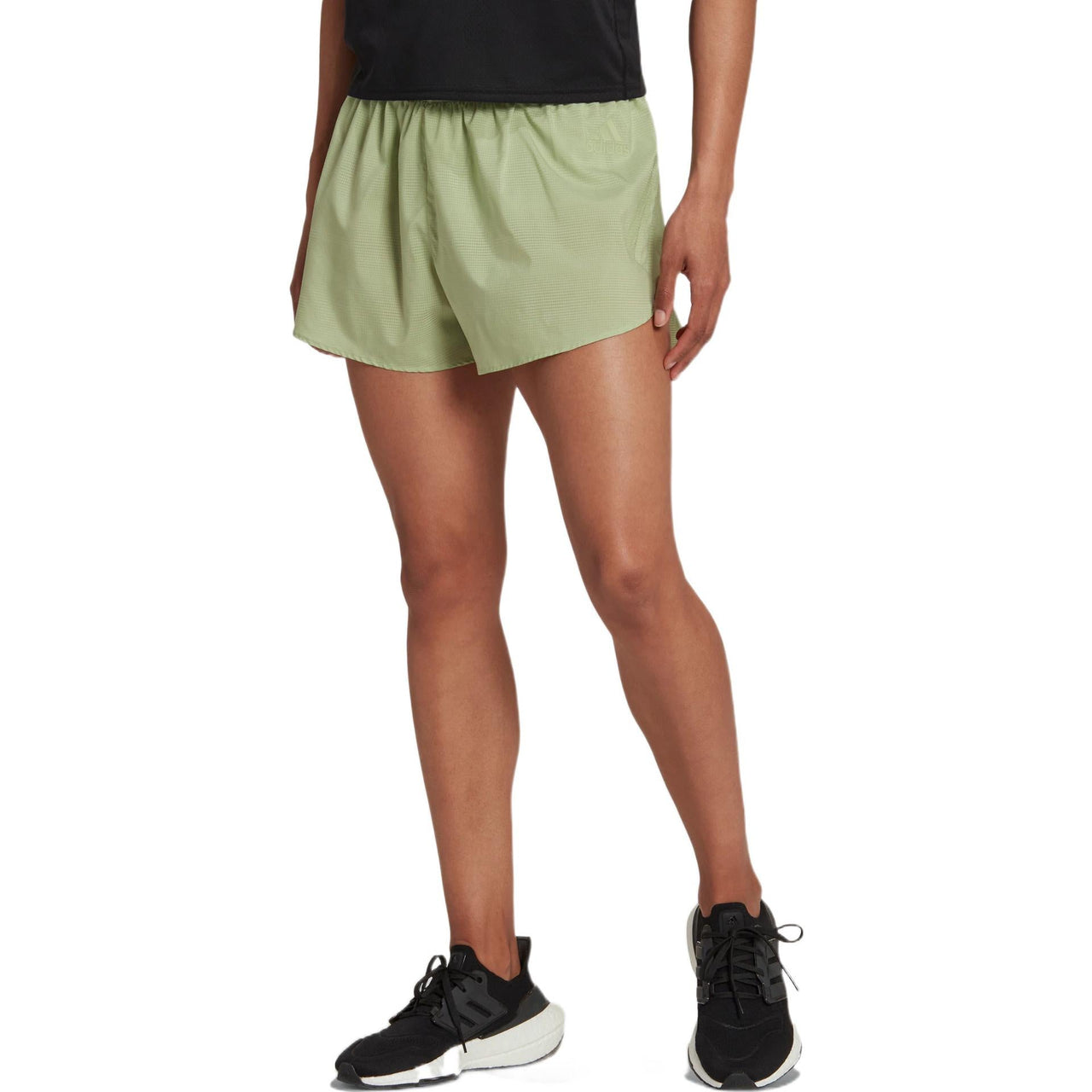(WMNS) adidas Adizero Running Split Shorts Asia Sizing 'Green' HH7237