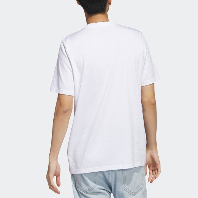 adidas Sport Optimist Sun Logo Sportswear Graphic Tee Asia Sizing 'White' HR8071