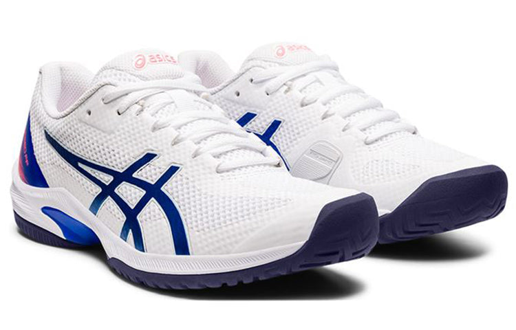 (WMNS) ASICS Court Speed FF 'White Blue' 1042A080-106