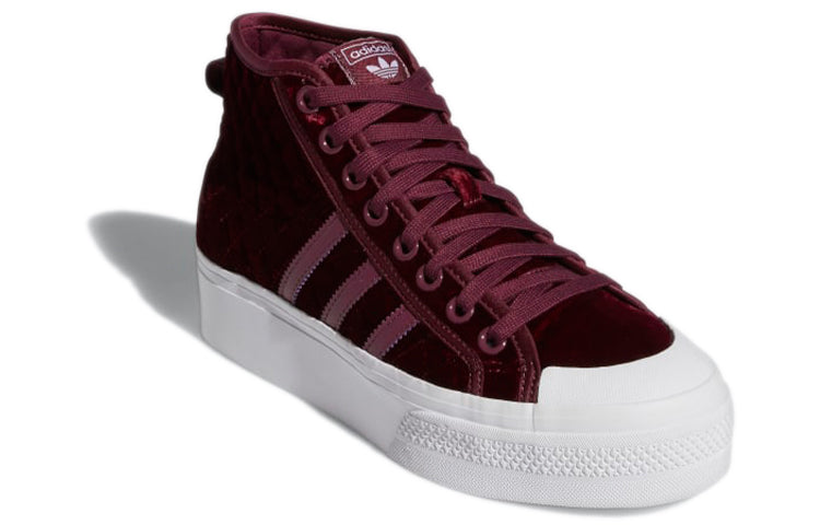 (WMNS) adidas Nizza Platform Mid 'Victory Crimson' H02701