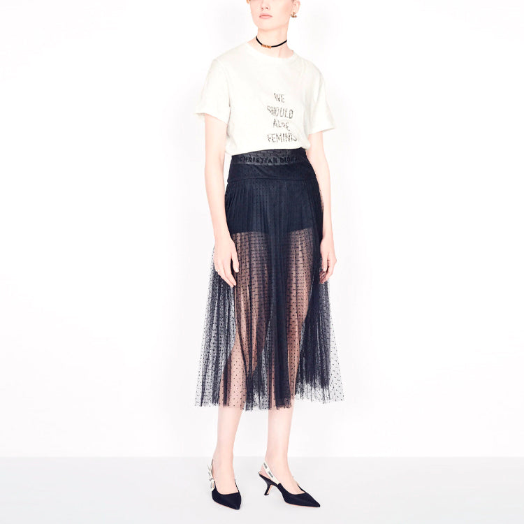 DIOR We Should All Be Feminists Letter Print For White 843T03TA428-X0200