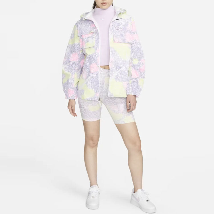 (WMNS) Nike x Serena Williams Design Crew Woven Jacket (Asia Sizing) 'Purple Yellow' DV8073-702