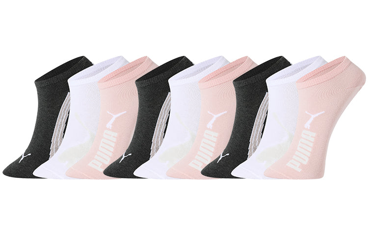 PUMA Sneaker Socks 3 pack 'Black White Pink' 100000495-006