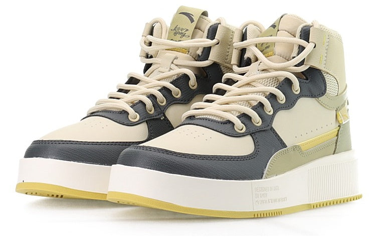 ANTA Life Series Sneakers Platform High 'Beige Grey' 912238011-9