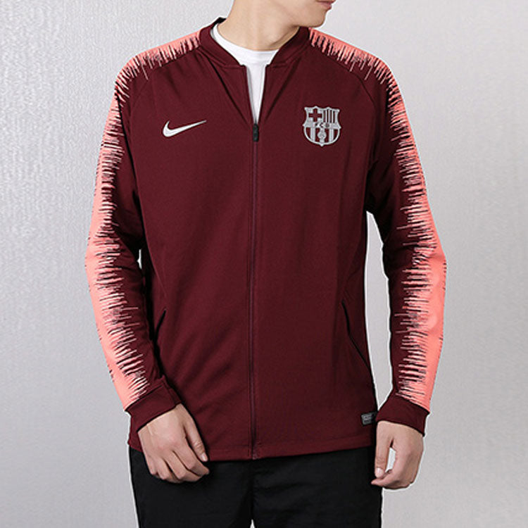 Nike FC Barcelona Player Edition Jacket 'Burgundy' 894361-669