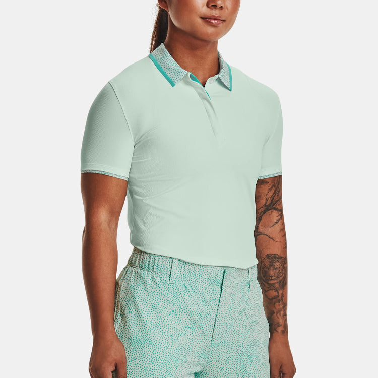 (WMNS) Under Armour Iso-Chill Polo Shirt 'Light Green' 1370132-936