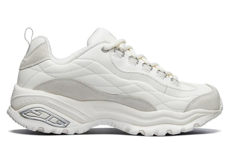 (WMNS) Skechers Premium Clunky Shoes Gray/White 88888356-OFWT