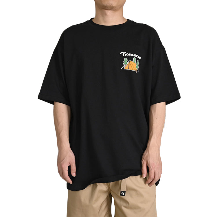 Converse Outdoor Graphic Tee Asia Sizing 'Black' 10025882-A02