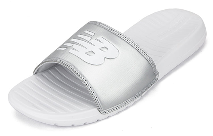 New Balance 130 Slippers Silver White SD130SV