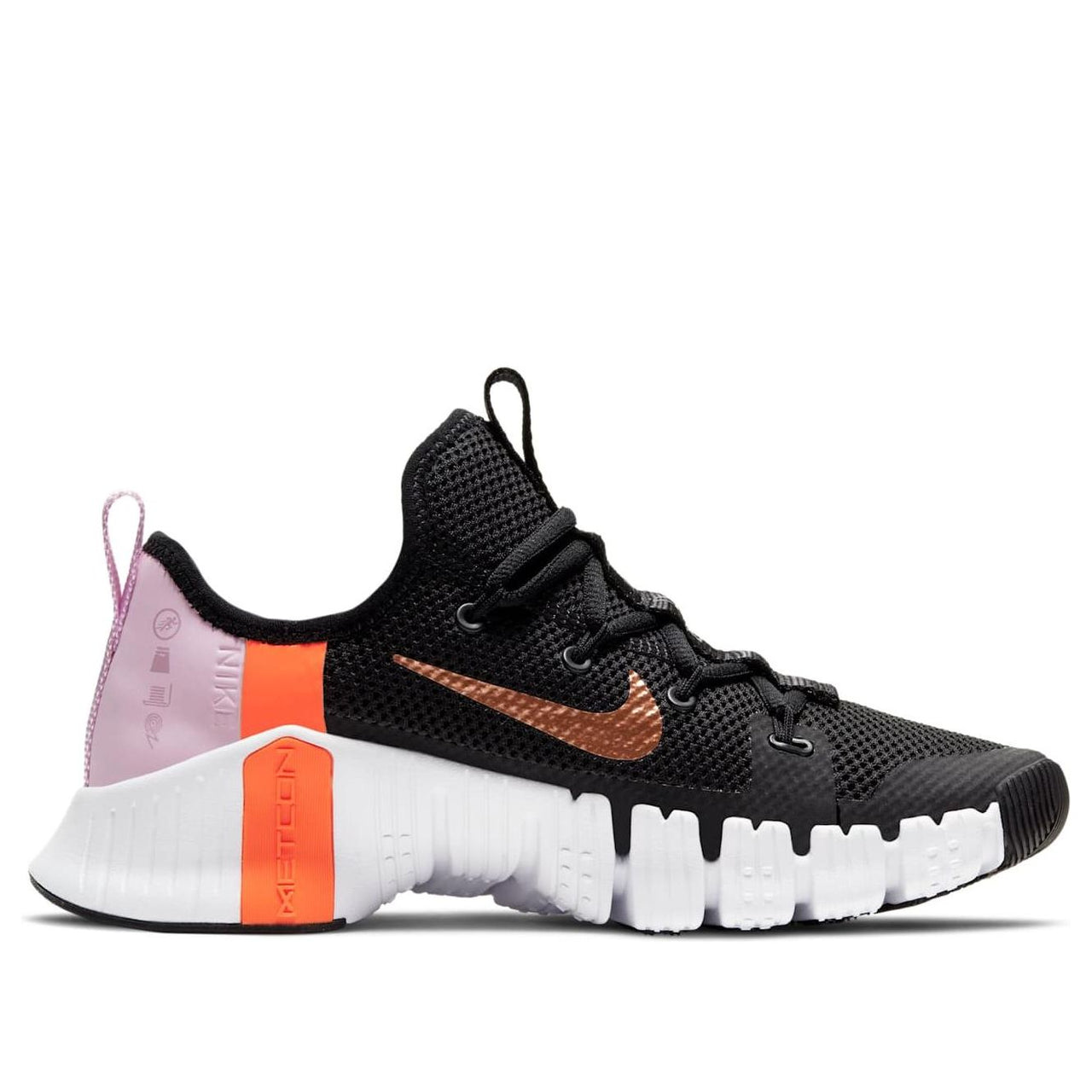 (WMNS) Nike Free Metcon 3 'Black Metallic Copper' CJ6314-086