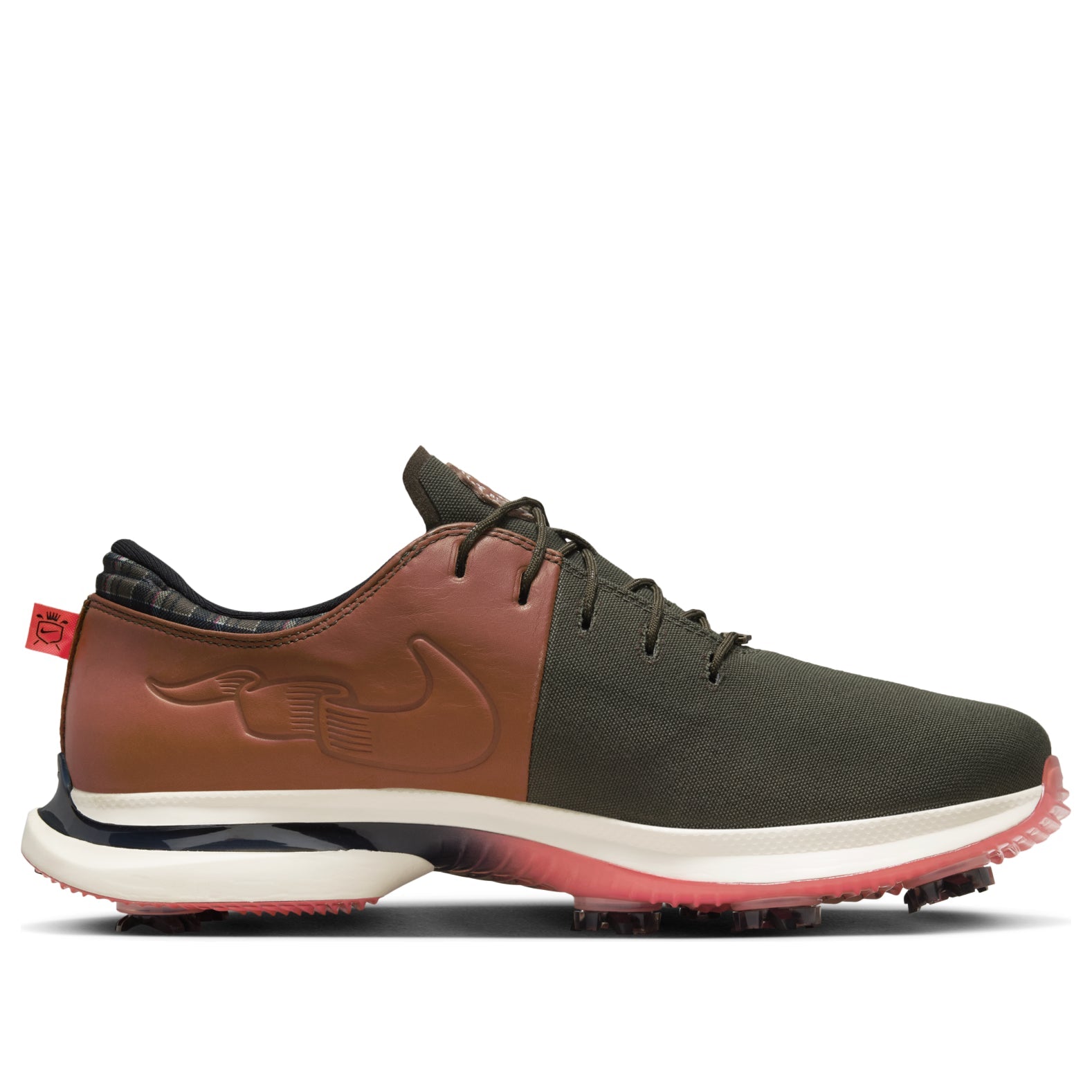 Nike Victory Tour 3 Golf Extra Wide 'Cargo Khaki Hot Punch' FQ8307-300