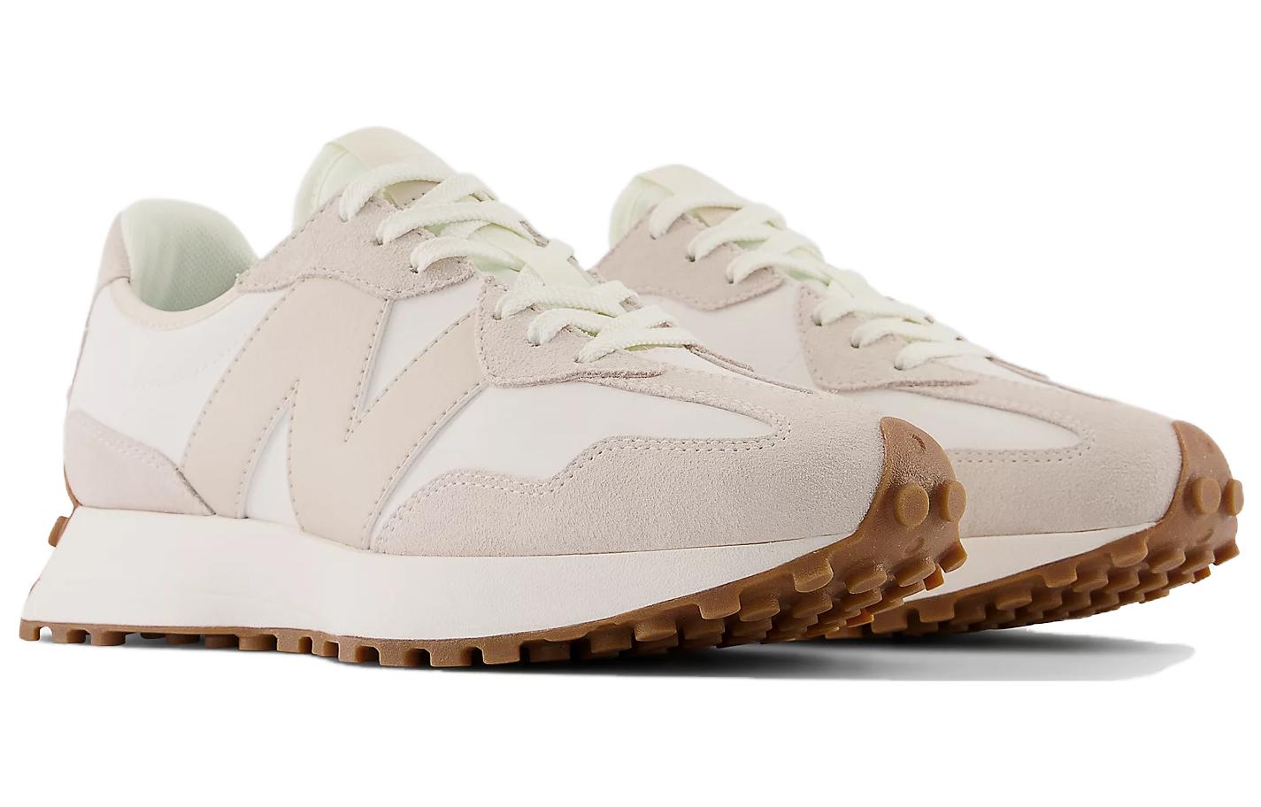 (WMNS) New Balance 327 'Beige White Gum Pink' WS327AN