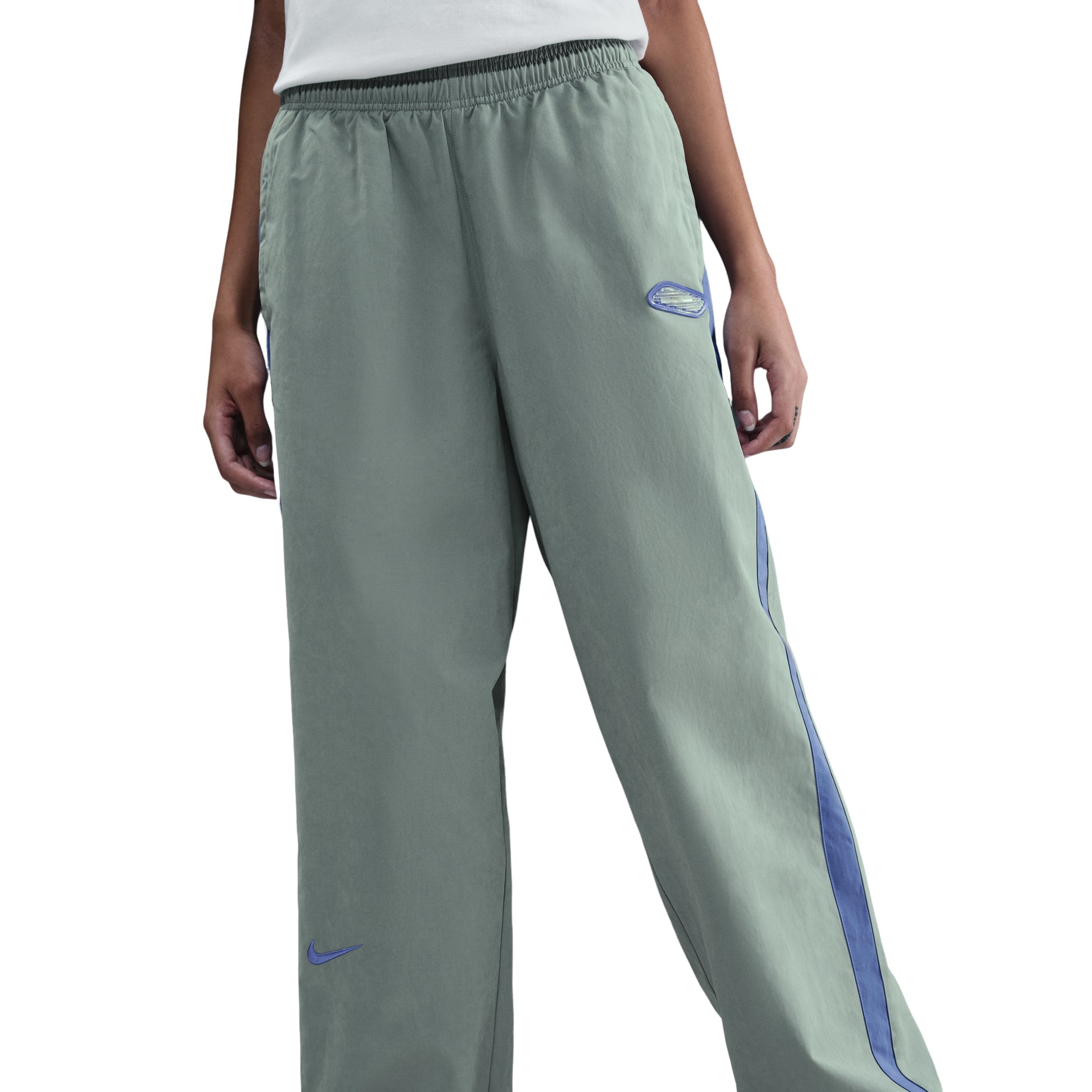 Nike x Patta Track Pants Asia Sizing 'Grey Blue' HJ0738-073