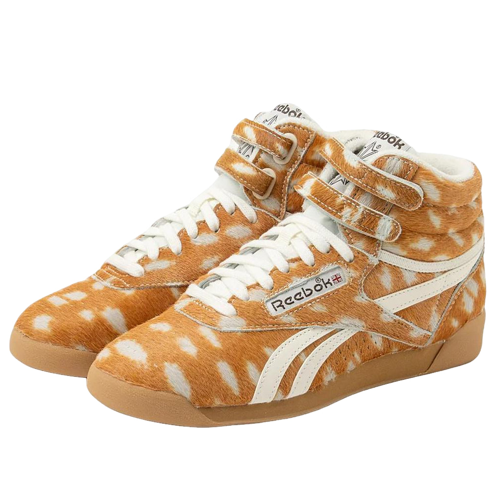 (WMNS) Reebok Freestyle Hi Shoes 'Doe Chalk Gum' 100263873