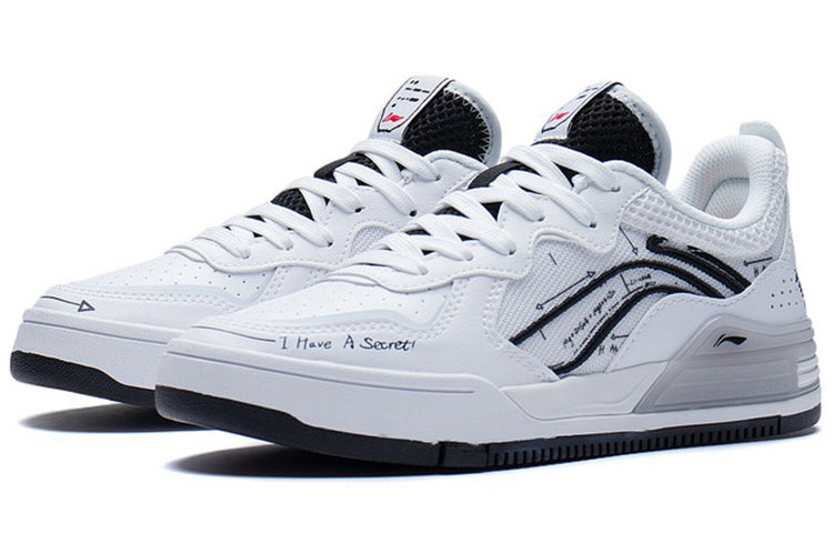 (WMNS) Li-Ning Wave V1 'White Black' AGCS030-6