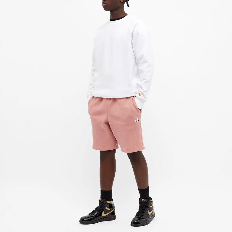 Air Jordan x Union LA Embroidered Logo Sports Shorts Asia Sizing 'Pink Red' CV1260-685