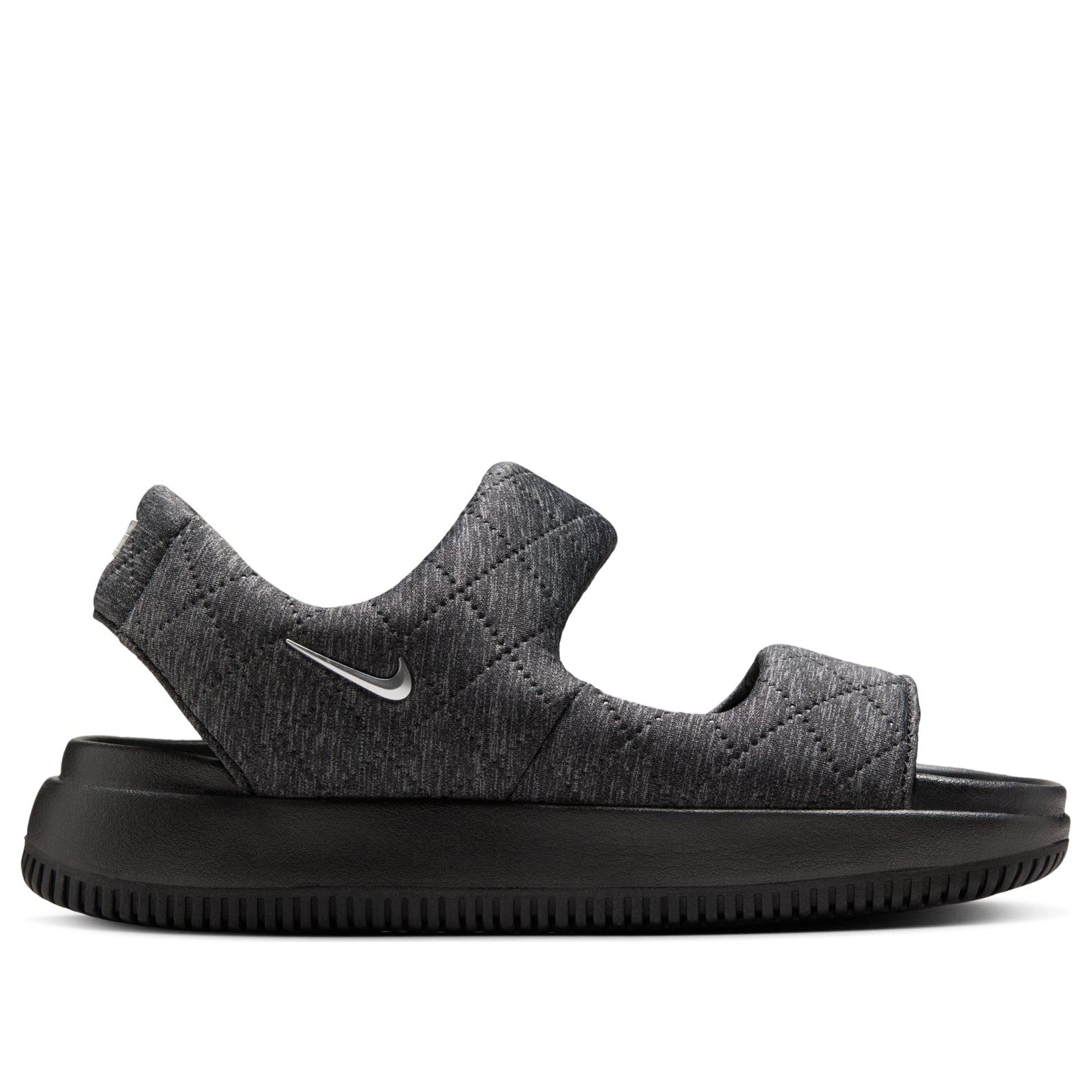 (WMNS) Nike Calm SE Sandals 'Black Metallic Silver' HJ9000-002