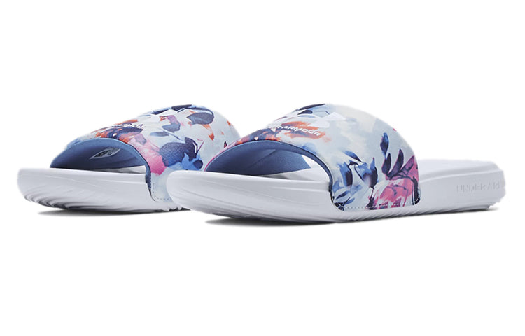 (WMNS) Under Armour Ansa Graphic Slides 'Floral Paint' 3024436-400