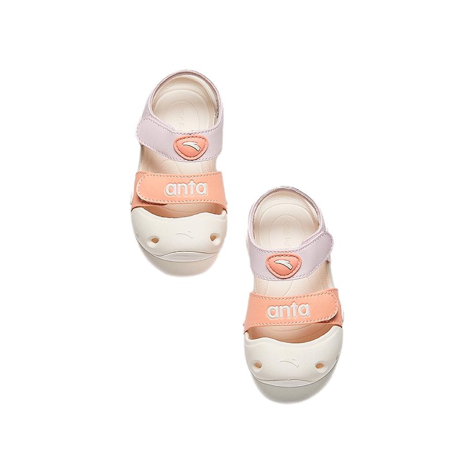 (TD) ANTA Baby Walking Sandals 'White Pink Orange' 322420071-3