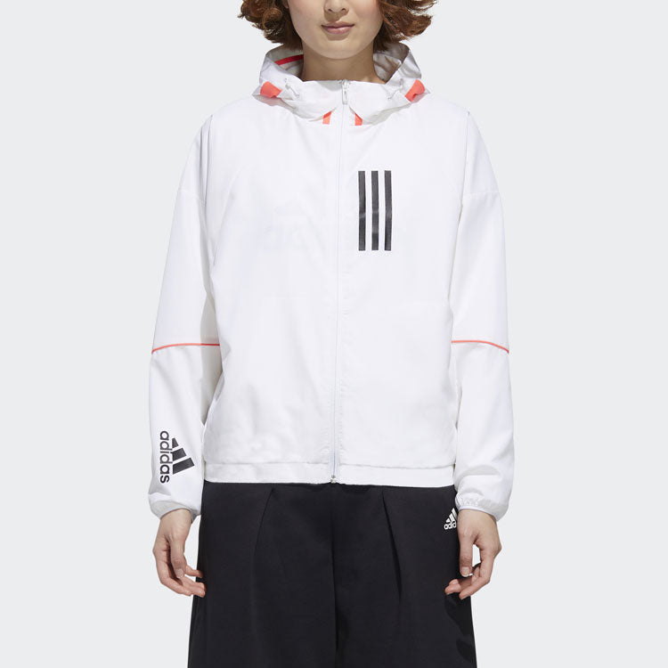 (WMNS) adidas W.N.D. Sports Stylish Jacket White GF0131