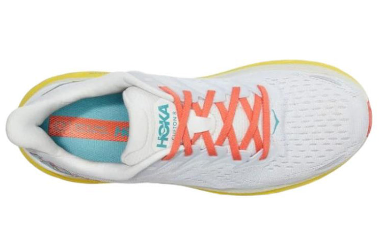 HOKA ONE ONE Clifton 8 2E Wide 'Blanc De Blanc Illuminating' 1121374-BDBI