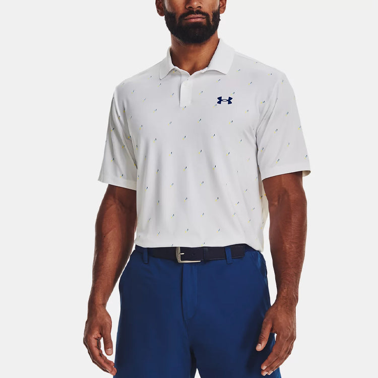 Under Armour Performance 3.0 Deuces Polo Shirt 'White' 1377378-100