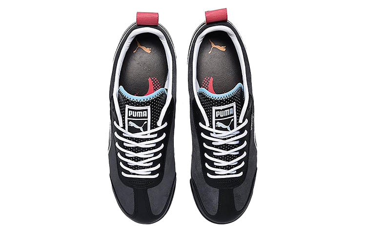 PUMA Roma Fairgrounds Casual Kids' Black/White/Blue Low sneakers 375462-01