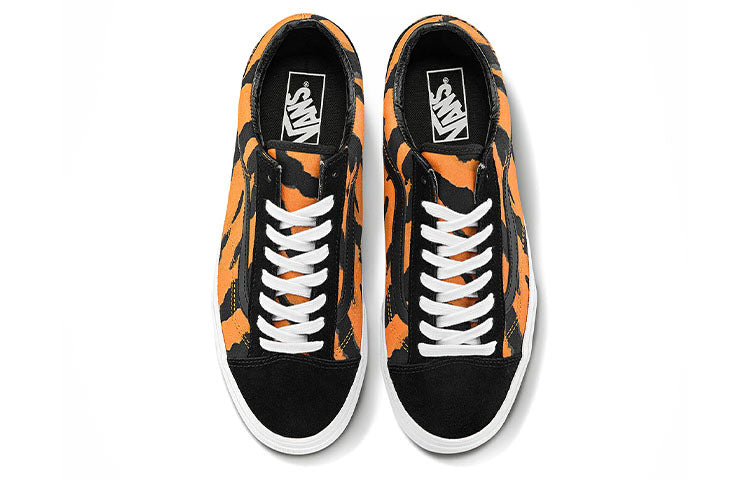 Vans Unisex Style 36 Low-Top Sneakers Black/Orange VN0A3DZ3ORA