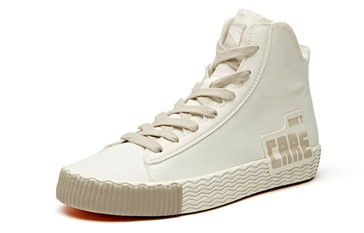 (WMNS) ANTA Life Series Sneakers Canvas High 'Beige Tan' 12948650-1
