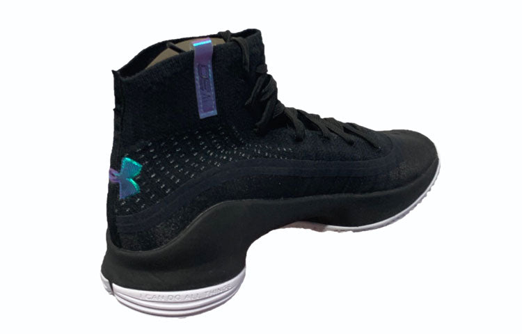 (GS) Under Armour Curry 4 Mid 'Black' 1295995-007
