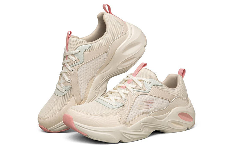 (WMNS) Skechers Stamina Airy Low Top Running Shoes Cream-White 149622-OFWT