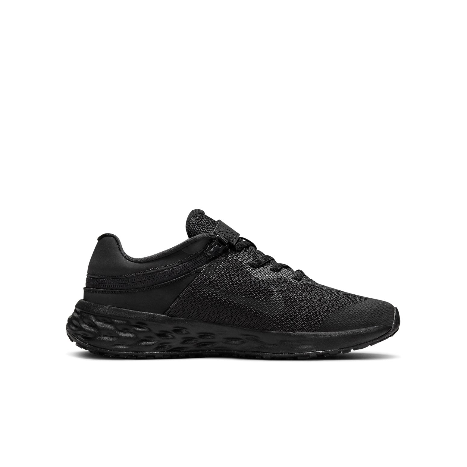 (GS) Nike Revolution 6 FlyEase 'Black Dark Smoke Grey' DD1113-001