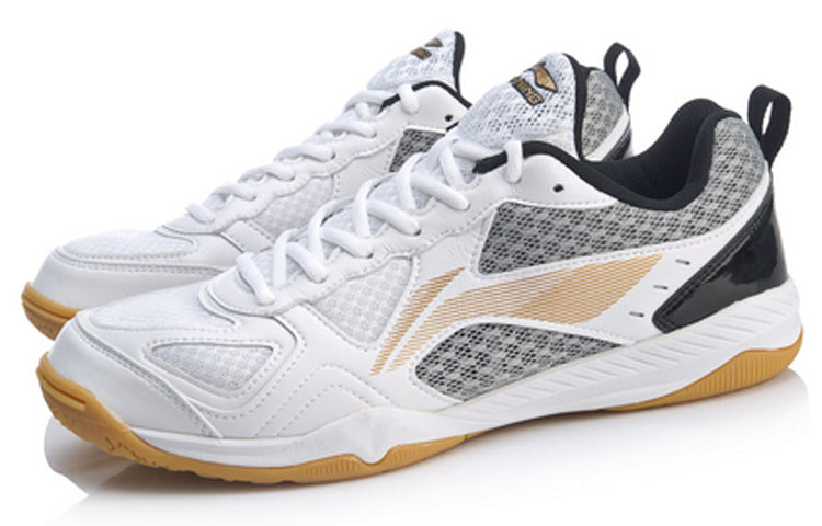 Li-Ning Ma Long Signature Table Tennis Shoes 'White Black' APTP001-4