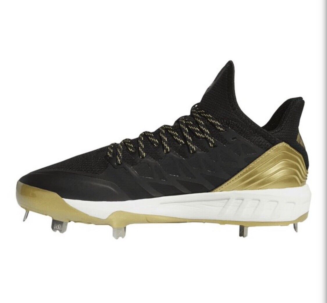 adidas Icon 4 Baseball Cleats 'Black Carbon Gold' B39439